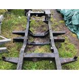 USED LAND ROVER CHASSIS, BELIEVED TO BE FOR SERIES II/IIA (PURCHASERS SHOULD SATISFY THEMSELVES AS