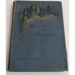Book: Climbing in the Dolomites by Leone Sinigaglia, pub Fisher Unwin 1896, ex library