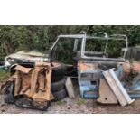 LAND ROVER SERIES II OR IIA, GREEN BODY SHELL AND CHASSIS ONLY, NO RUNNING GEAR OR DOORS ETC, DONOR