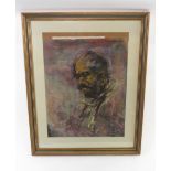 KEN PAINE (20th Century British) - The Spanish Farmworker, pastel, signed, with Mall Gallery