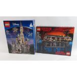 LEGO - a large boxed set Disney Castle and another Stranger Things