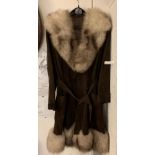 HEATONA SUEDE COAT & M MICHAELS FUR COAT