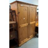 PINE DOUBLE WARDROBE