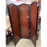 LACQUERED 3 PANEL ROOM SCREEN