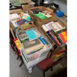 LARGE QUANTITY OF BOOKS, VARIOUS SUBJECTS TO INCLUDE WAR, LOCAL SOMERSET BOOKS, MEDITATION, FAST