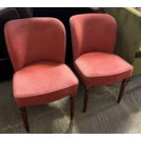 2 UPHOLSTERED BEDROOM CHAIRS