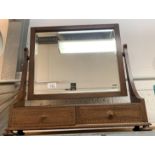 LARGE DRESSING TABLE SWING MIRROR WITH INLAID DRAWERS