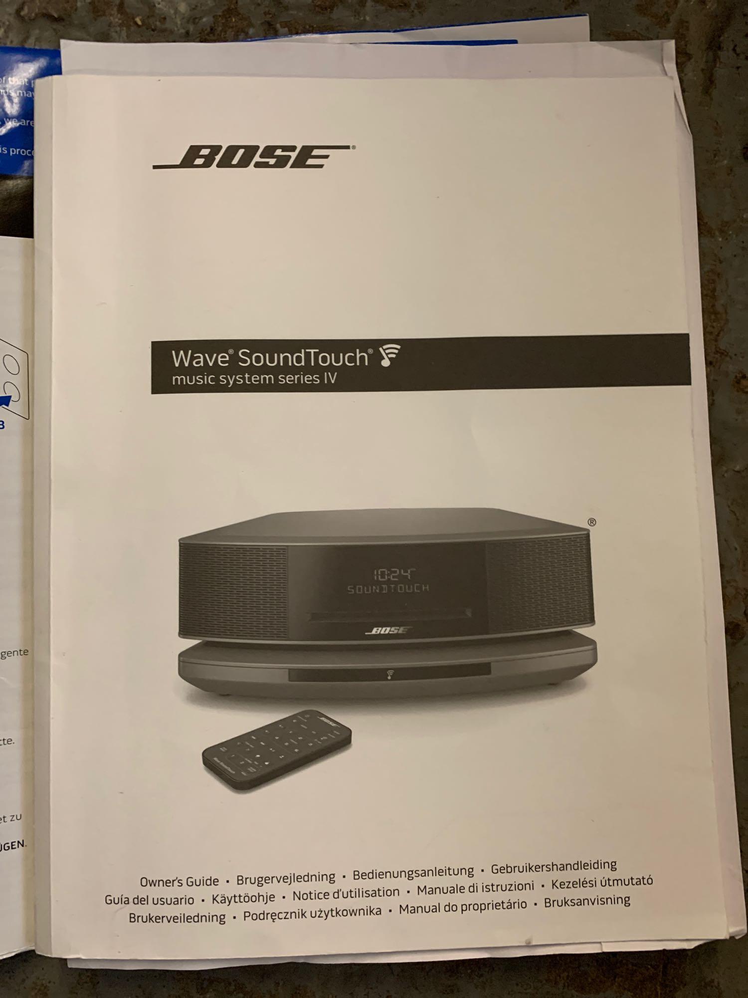 BOSE WAVE SOUND TOUCH MUSIC SYSTEM, SERIES 4, BOXED ## remote, leads, owners guide ## - Image 2 of 2