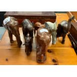 COLLECTION OF ELEPHANT FIGURES