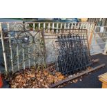 VARIOUS GARDEN GATES, MIXTURE OF MODERN & VICTORIAN, OTHER DECORATIVE METALWARE