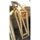 PINE EXTERIOR DOOR CANOPY FRAME