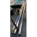 3 PIECES OF GALVANISED STEEL