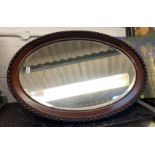 OVAL FRAMED MIRROR