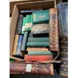 BOX OF BOOKS, THE ORIGIN OF SPECIES, THE HISTORY OF ENGLAND, THE IDLE THOUGHT OF AN IDLE FELLOW &