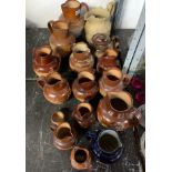 COLLECTION OF DOULTON LAMBETH HARVEST JUGS & SIMILAR