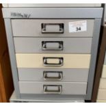 BISLEY COUNTER TOP MULTI DRAWER CABINET
