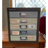 BISLEY TABLE TOP MULTI DRAWER CABINET