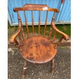 MAHOGANY STICK BACK PENNY CHAIR