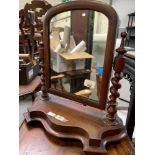 VICTORIAN MAHOGANY DRESSING TABLE MIRROR