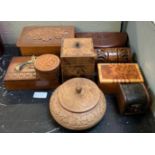 VARIOUS TRINKET BOXES & WOODEN BOXES