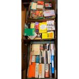 3 BOXES OF BOOKS ON STATISTICS, SCIENCE, WAR ETC