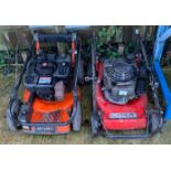 FIAT POWER ASSISTED DRIVE MOWER & HONDA GV100 PETROL MOWER