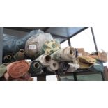 LARGE QUANTITY OF VARIOUS BOLTS OF FABRIC & OTHER FABRIC