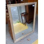 MODERN GILT FRAMED MIRROR