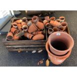 GOOD QUANTITY OF HAND THROWN CLAY POTS