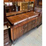 MID CENTURY RETRO STYLE DRESSING TABLE ON HAIRPIN LEGS