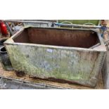 LARGE RIVETED GALVANISED WATER TANK