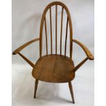 A set of four Ercol chairs and two carvers