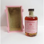 A bottle of Edradour highland single malt scotch whisky