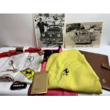 A collection of items belonging to the late Keith Ballisat, who was a British racing driver in the
