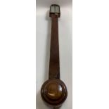 An early 19th century mahogany stick barometer, by Abraham & Co, Liverpool