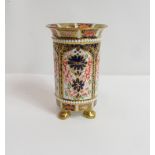 A Royal Crown Derby old Imari pattern spill vase, 11cm high
