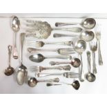 A collection of eleven pieces of Birks flatware, stamped 'Sterling', some pieces with the pseudo
