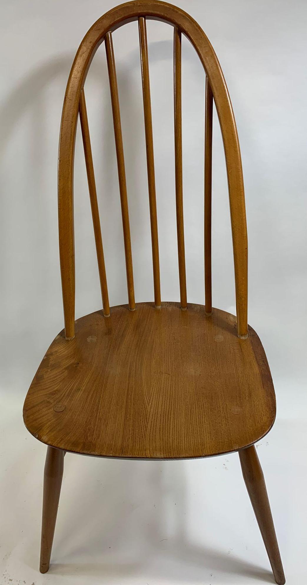 A set of four Ercol chairs and two carvers - Image 2 of 3