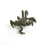 A Japanese model of a crab, 6cm wide