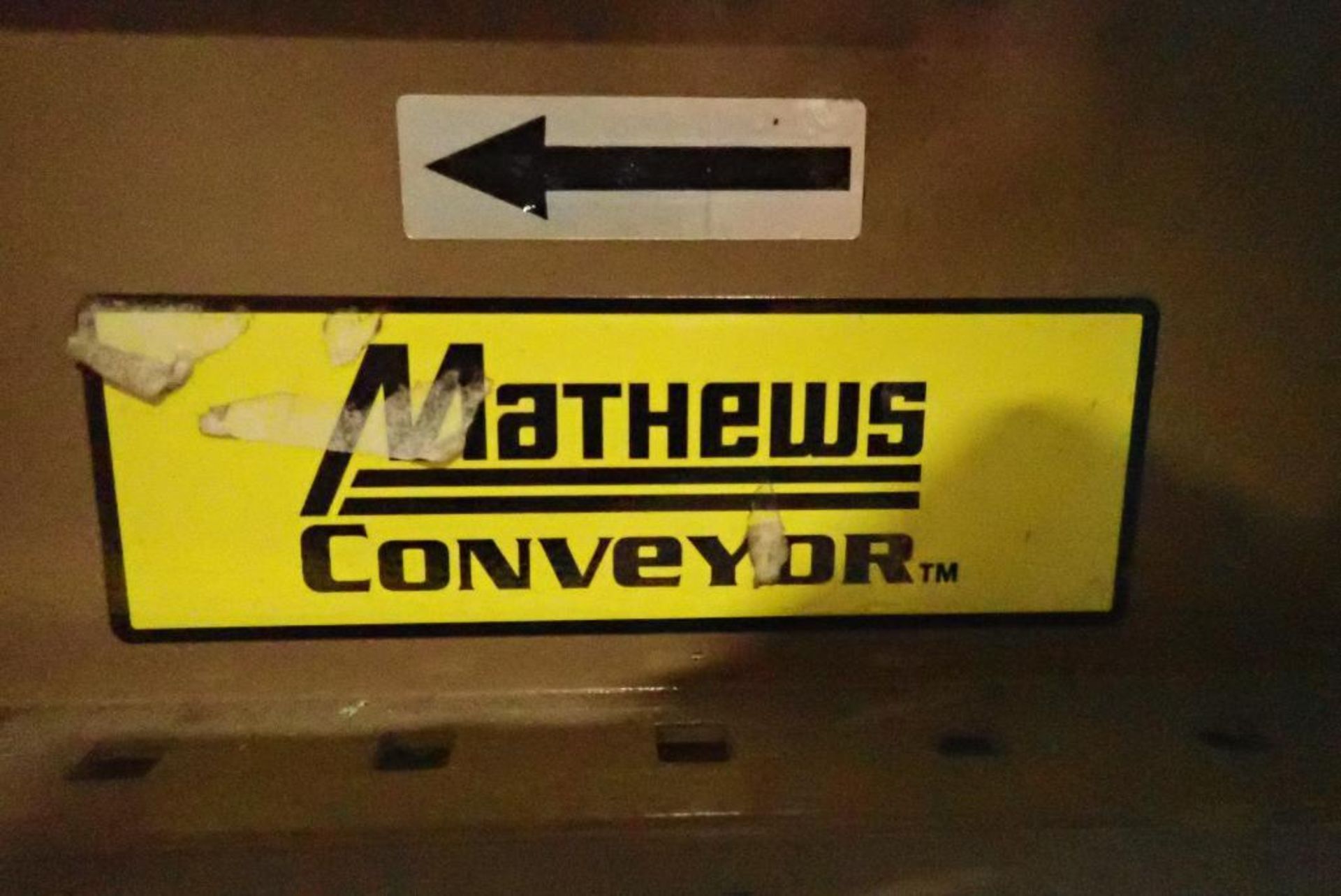 Mathews powered roller conveyor - Image 8 of 9