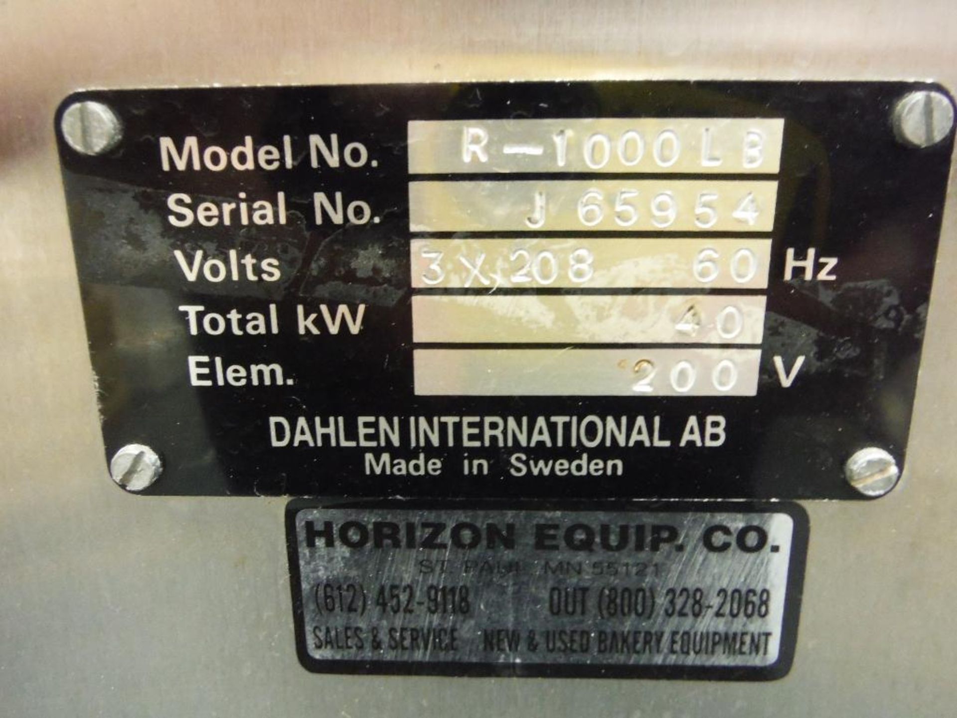 Dahlon oven with 1 SS rack - Image 8 of 9