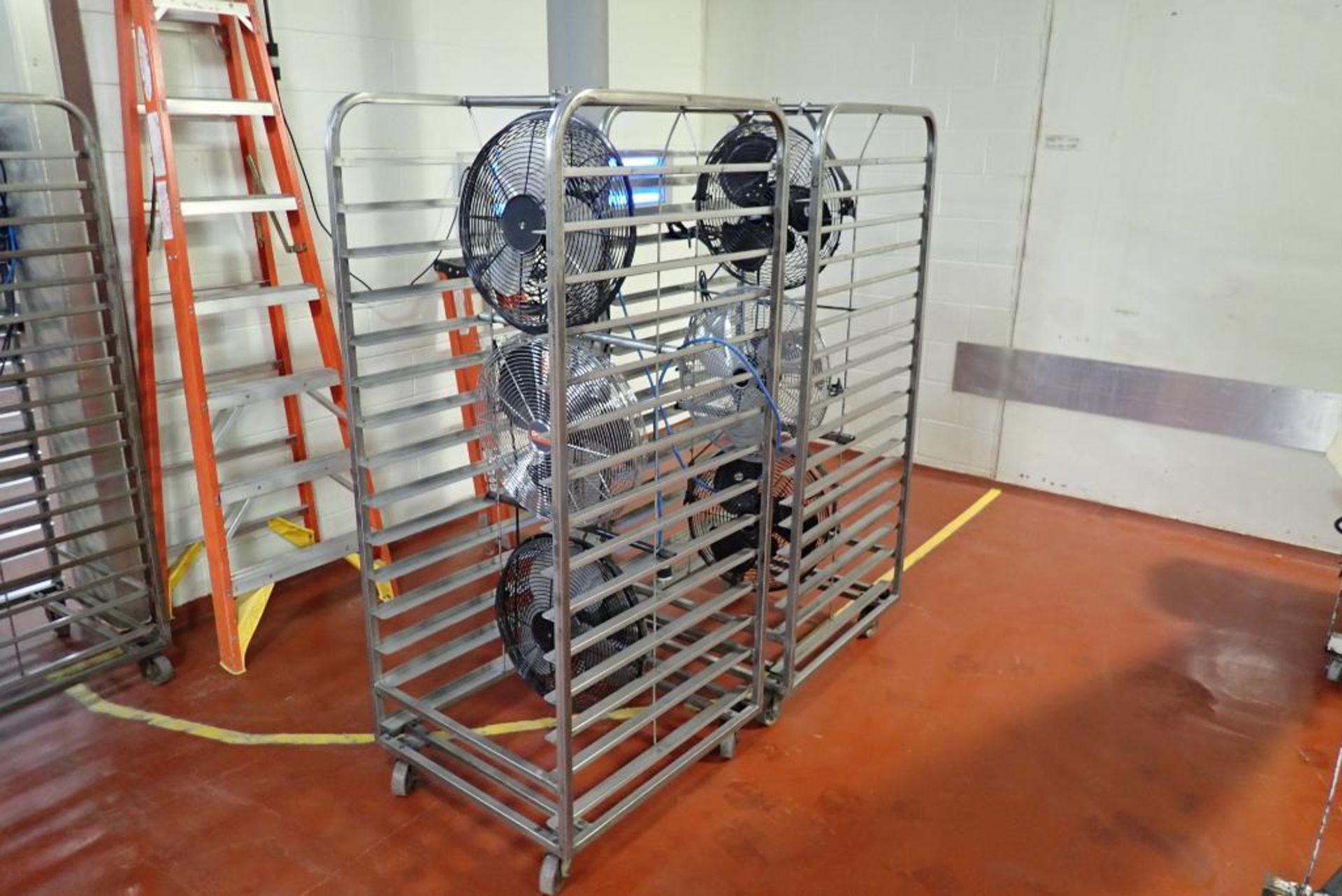 SS double bakery rack for oven