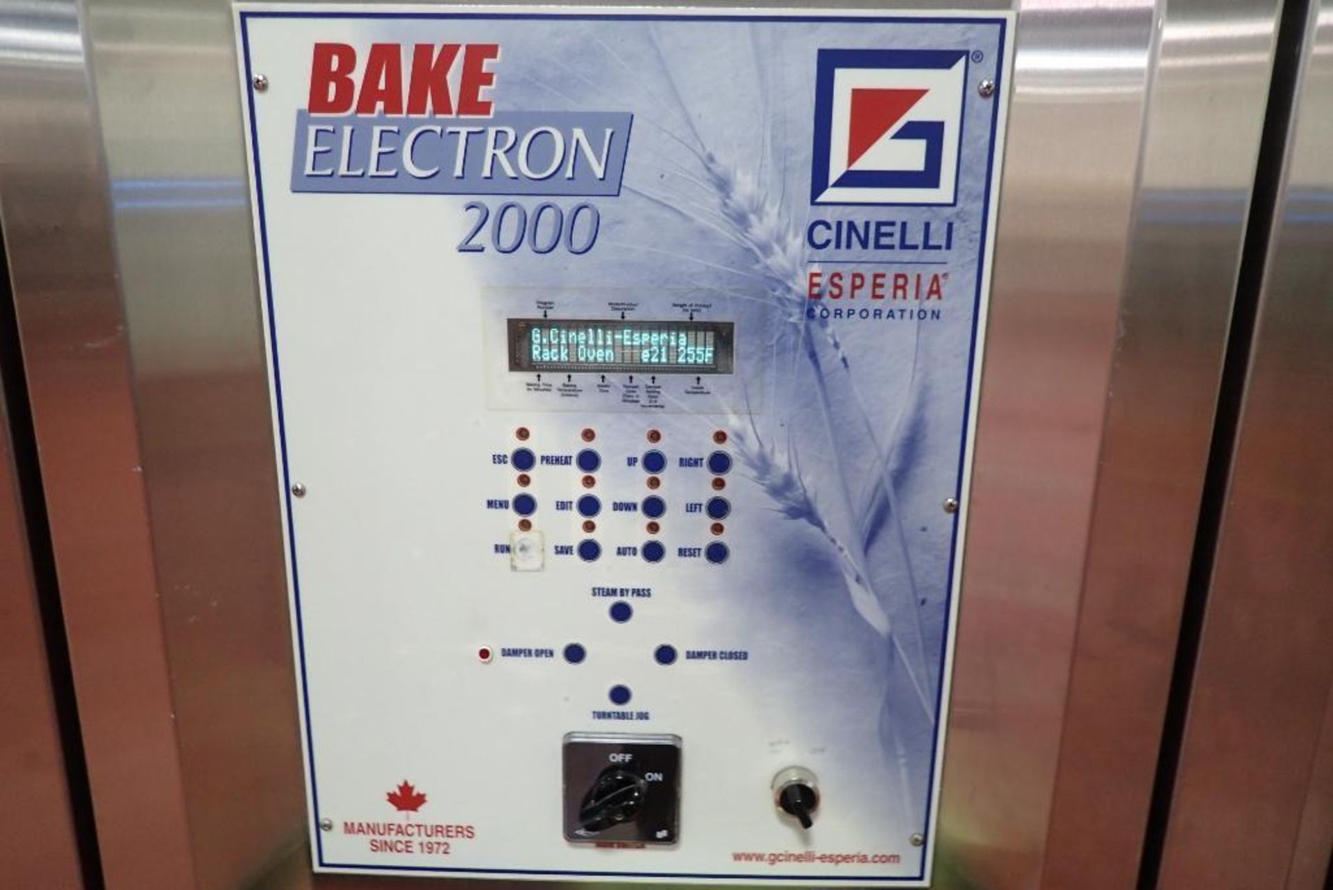 2005 Cinelli Bake Electron 2000 double rack oven - Image 2 of 22