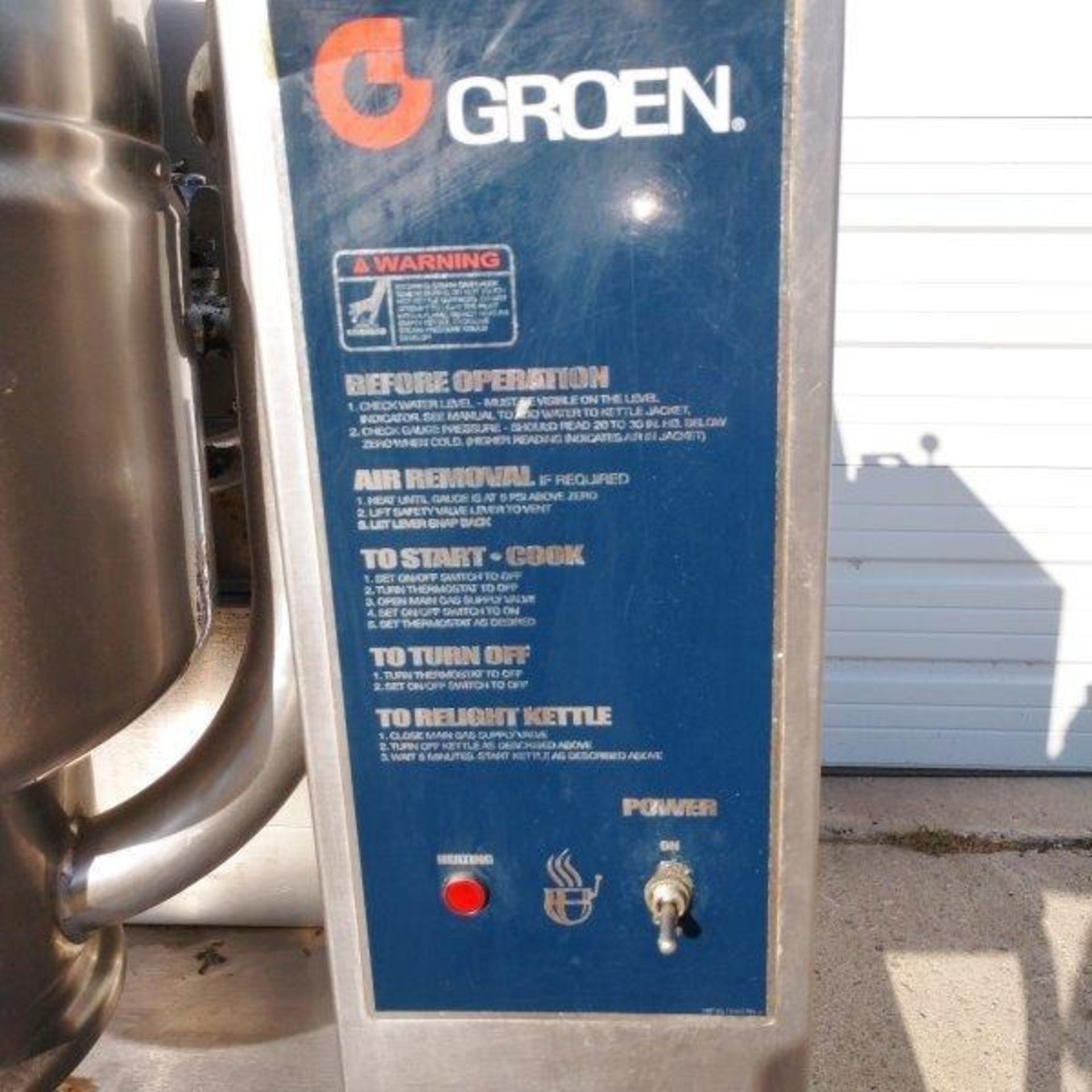 Groen 40 quart tilt kettle - Image 3 of 5