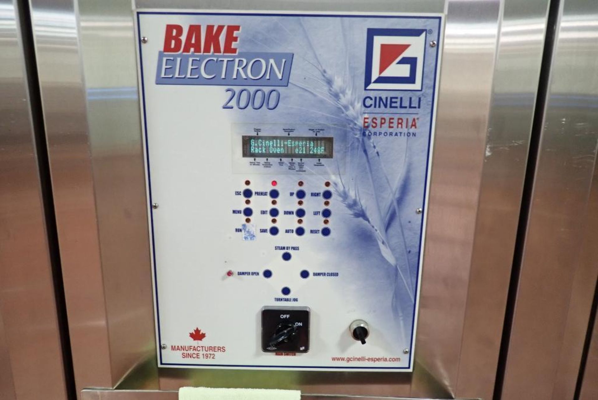 2005 Cinelli Bake Electron 2000 double rack oven - Image 3 of 22