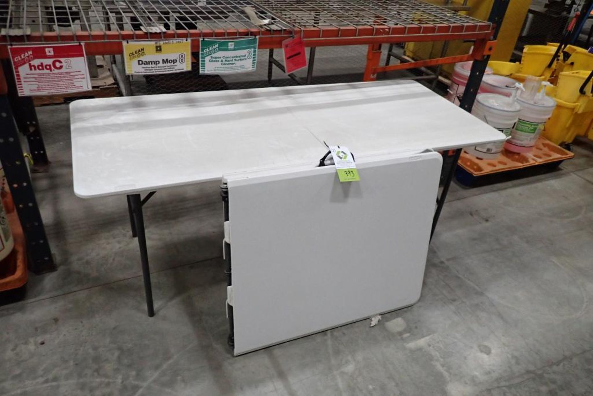 (2) 6 ft. folding tables