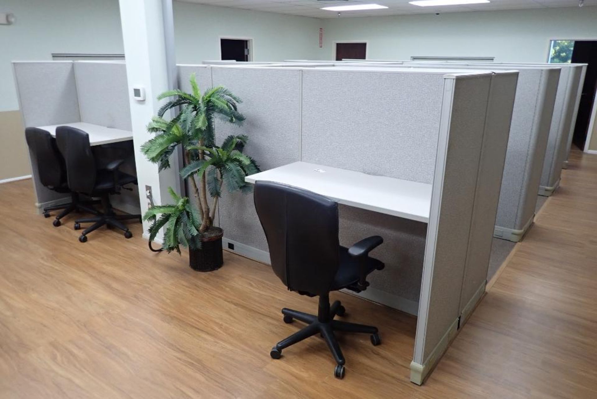 (6) modular office cubicles - Image 6 of 7