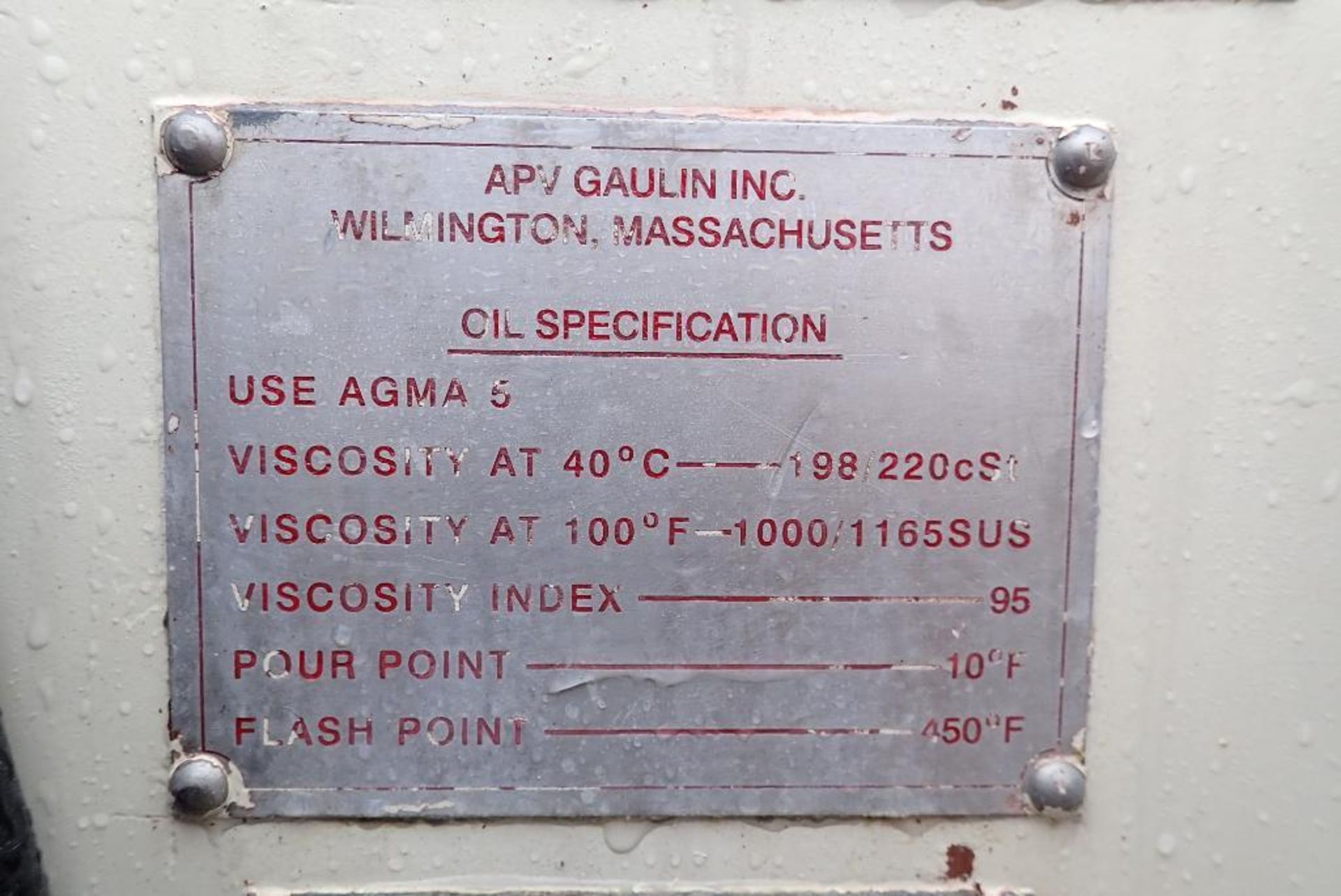 APV Gaulin 2 stage homogenizer - Image 21 of 22