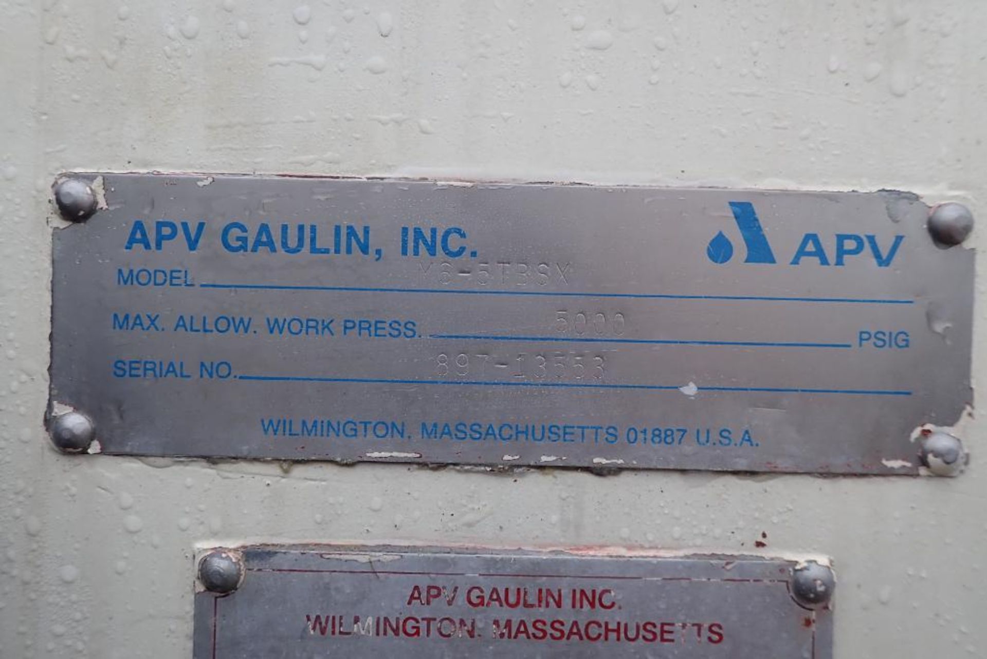 APV Gaulin 2 stage homogenizer - Image 20 of 22