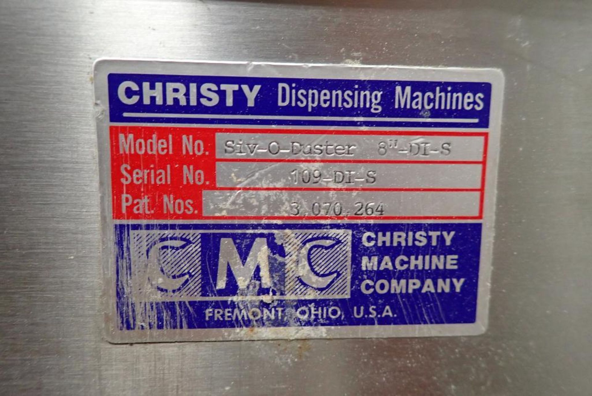 Christy dispensing machines flour duster - Image 12 of 12